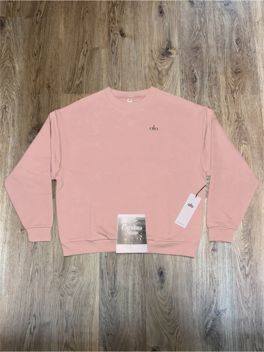 Alo Yoga Quartz Pink Crewneck Sweatshirt NWT 🌸